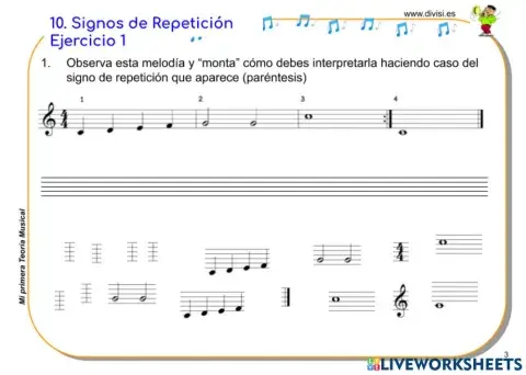 SIGNOS DE REPETICIÓN Ejerc. 1