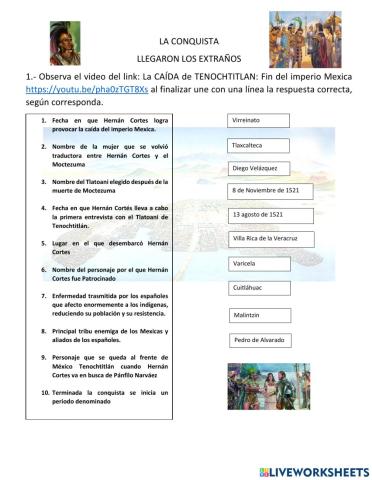 La conquista de México