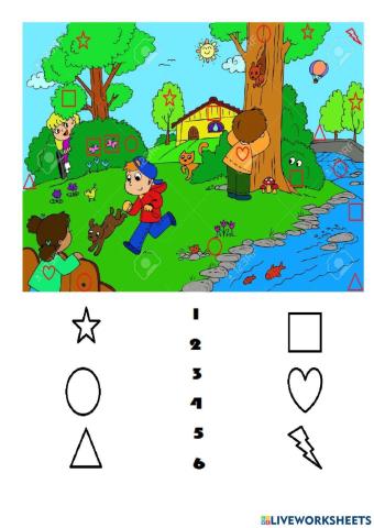 Encuentra y cuenta las figuras escondidas