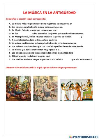 La música en la antiguedad