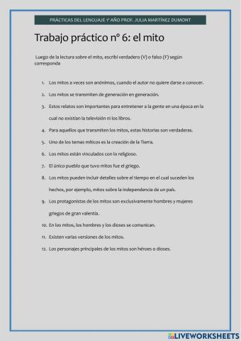 El mito