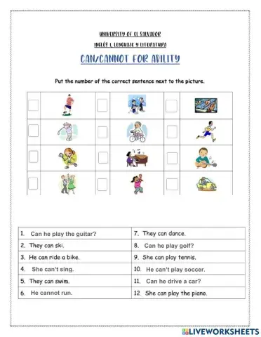 Can-Cannot for ability