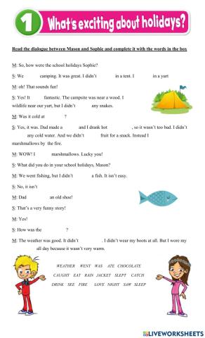 What's exciting about holidays?