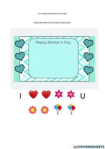 Mother's Day Card J3