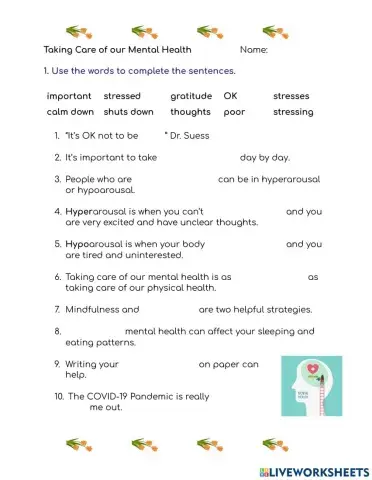 CLB 5-6: Mental Health