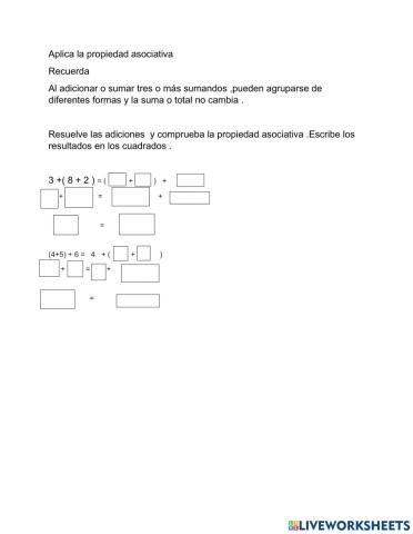 Propiedad asociativa