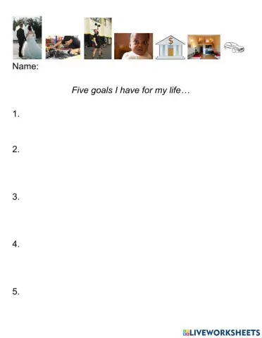 Five Goals I Have for my Life