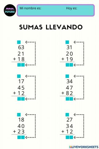 Sumas llevando