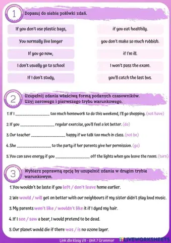 Klasa 7 - Unit 7 Grammar