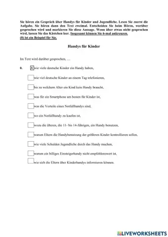 Handys für Kinder