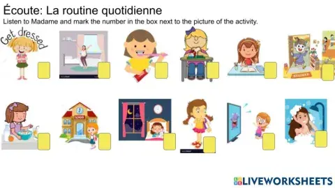 La routine quotidienne