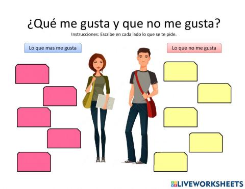 ¿qué me gusta?