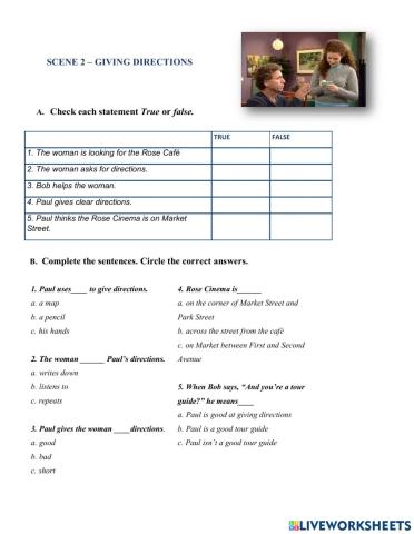 Listening-Giving Directions