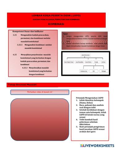 Lkpd kombinasii