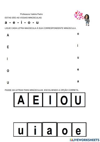 Maiúsculas e Minúsculas