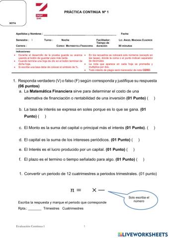 Conceptos de Matemática Financiera B