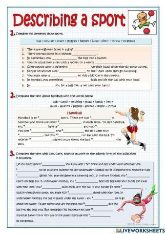 Describing sports