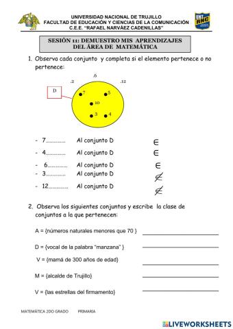 Practica de CONJUNTOS