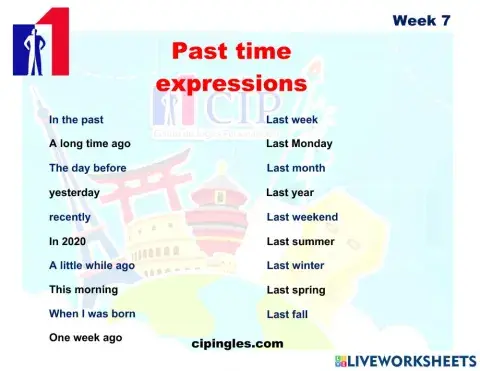 KIDS Vocabulary exam week 7