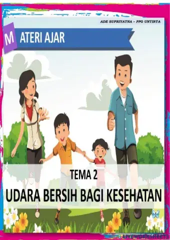 Materi ajar tema 2 sub 1