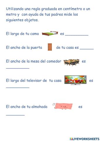 El centímetro y el metro