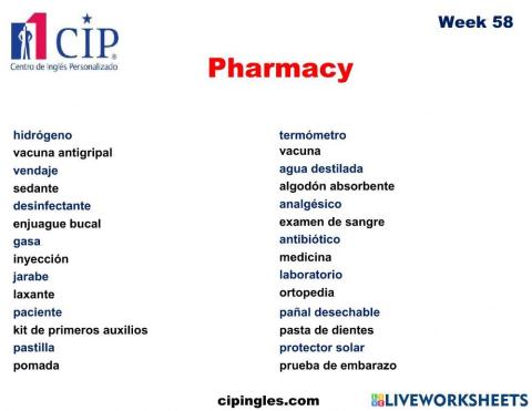 Pharmacy Week 58