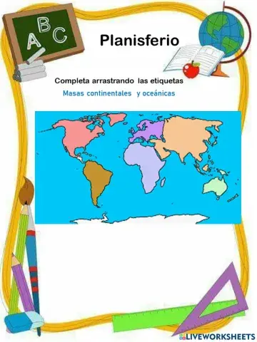 Masas continentales y océanicas