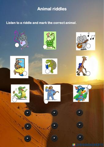 Animal riddles