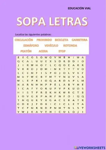 Sopa de letras