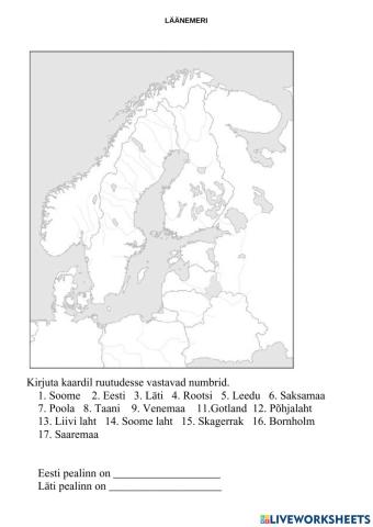 LÄÄNEMERI kontuurkaart