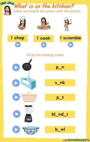 What is in the kitchen?