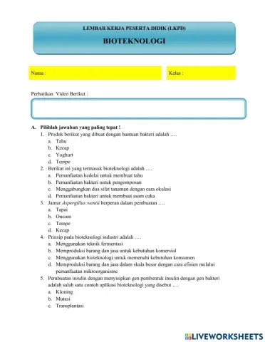 Lkpd ipa bioteknologi