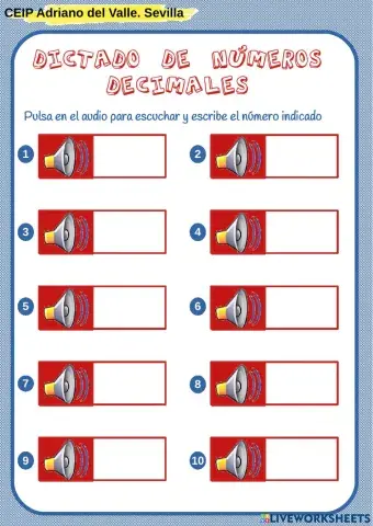 Dictado de números decimales3