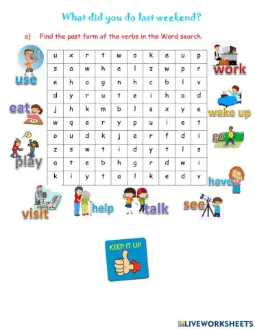 What did you do last weekend?