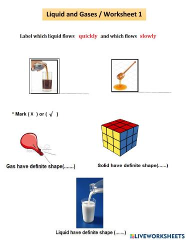 Liquid and Gases