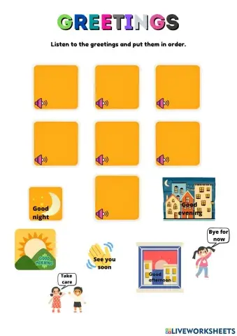 Greetings and farewells