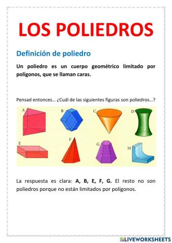 Los poliedros