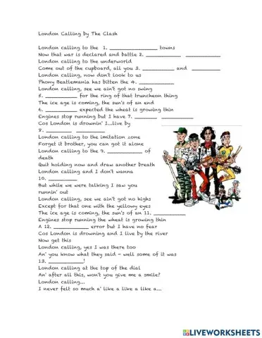 Song: London Calling