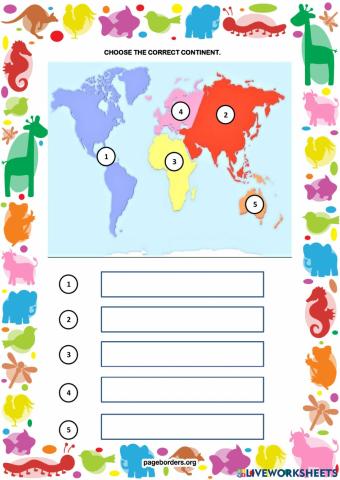 The correct continent