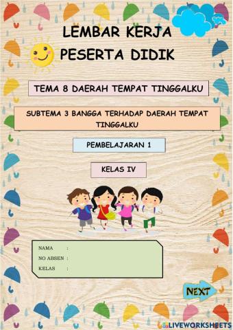 Tema 8 Subtema 3 Pembelajaran 1