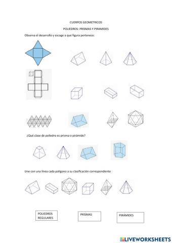 Prismas y pirámides