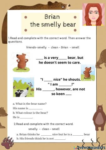 Brian the smelly bear