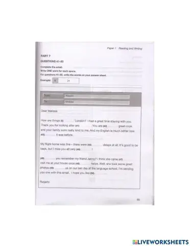 Ket test READING PART 7-8