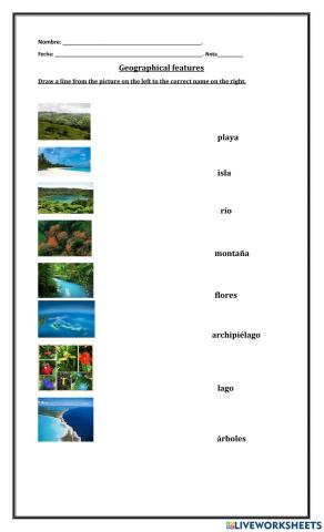 Geographical features