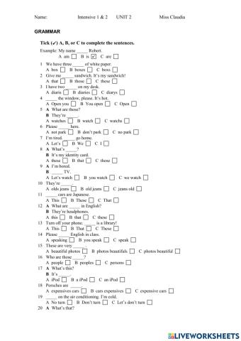 Quicktest 2 Elementary