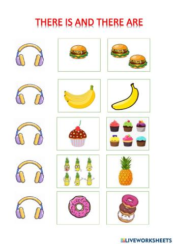 There is and there are