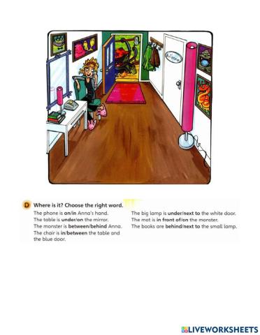 Prepositions of place