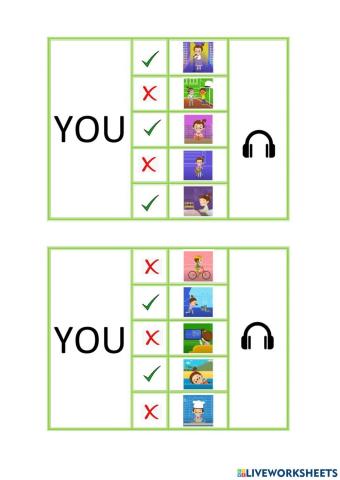 I like- I don't like