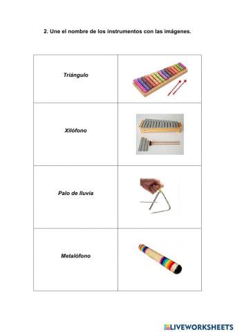 Instrumentos musicales