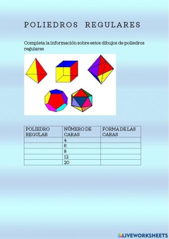 Poliedros regulares